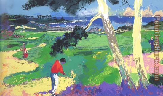The 1st at Spyglass painting - Leroy Neiman The 1st at Spyglass art painting